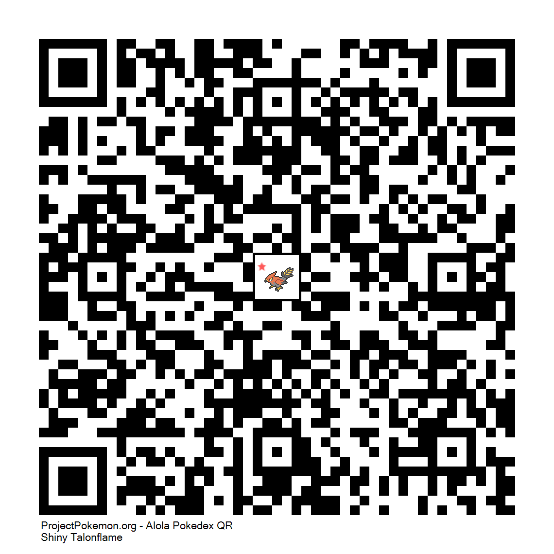 Cdigo QR de Talonflame variocolor